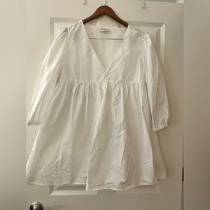 Aritzia Sunday Best Jinx White Dress; Size M